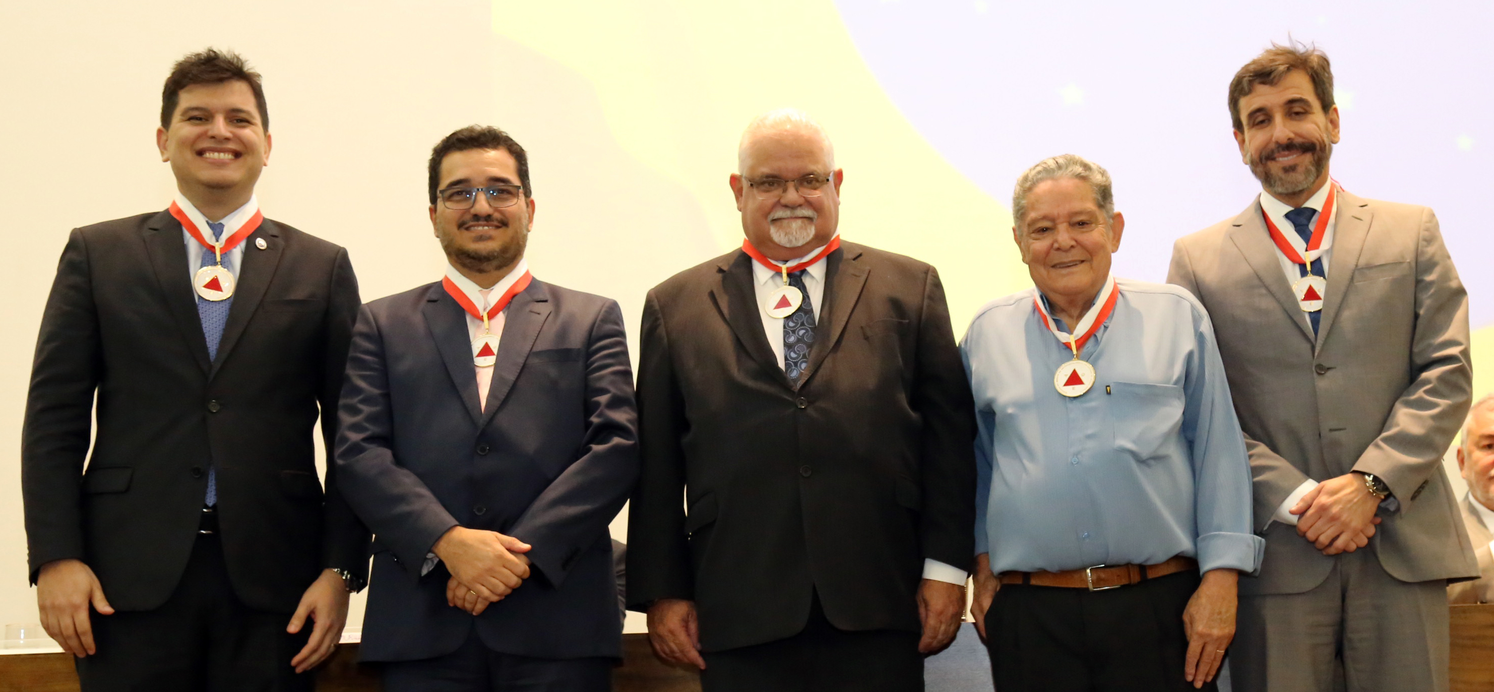 OS homenageados da noite (Foto: Thiago Rios Gomes)